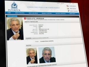 Pizzolato foi incluído na lista de procurados da Interpol em novembro de 2013