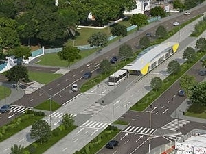 Projeto descartado do BRT em Cuiab.