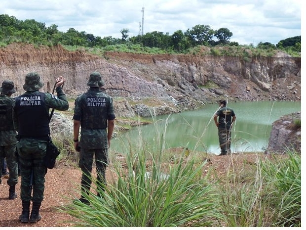 Aps denncias do MPE, fiscais do Ibama fiscalizaram regio do Pantanal