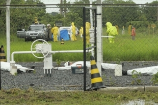 A Defesa Civil investigou o produto radioativo encontrado no Distrito Industrial de Cuiab