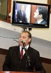 Vereador Toninho de Souza (PSD), presidente da Comisso de tica