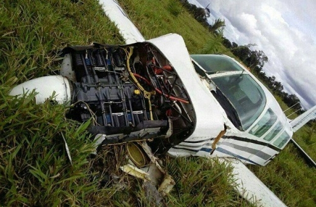 Avio fazia o trajeto entre Juna e Colniza e caiu em fazenda da regio