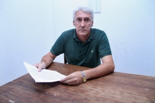 O agricultor David Perim fez denncias contra PCH Bocaiuv