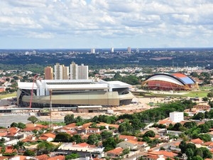 Arena Pantanal em Cuiab vai receber quatro jogos na Copa do Mundo.