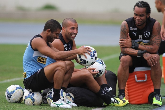 Afiado, Emerson Sheik demonstrou apoio com recuperao de Carlos Alberto no Botafogo