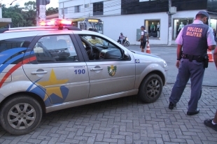 Policiais militares foram chamados para atender a ocorrncia