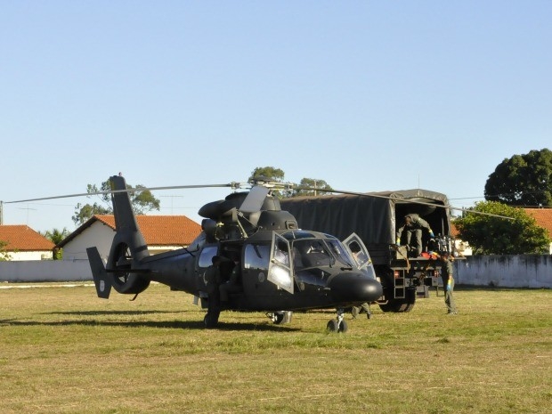 Foras Armadas tero helicpteros  disposio para usar durante a Copa