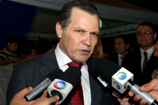 O  governador Silval Barbosa, que reclamou da atuao do Ministrio Pblico Federal